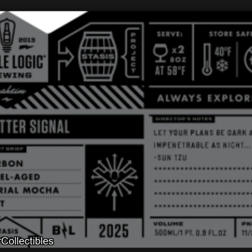 Bottle Logic - Scatter Signal 2025 (1 bottle)