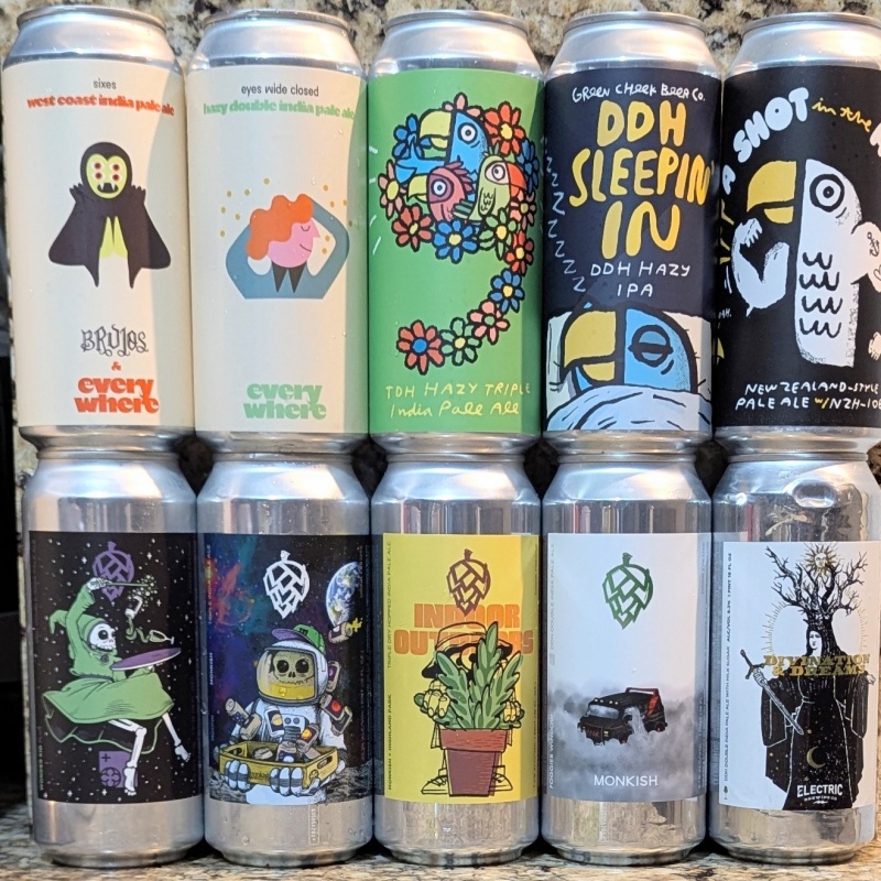 Socal Mixed 10 Pack (Monkish / Green Cheek / North Park)