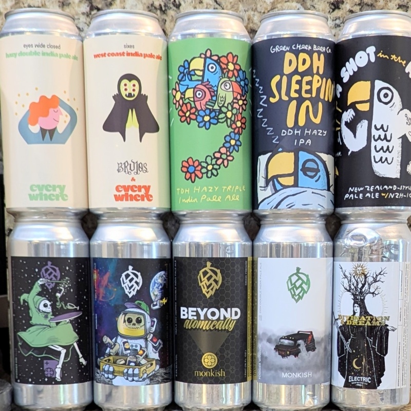 Socal Mixed 10 Pack (Monkish / Green Cheek / North Park)