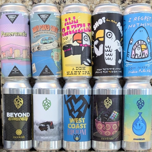 Socal Mixed 10 Pack (Monkish / Green Cheek / North Park)