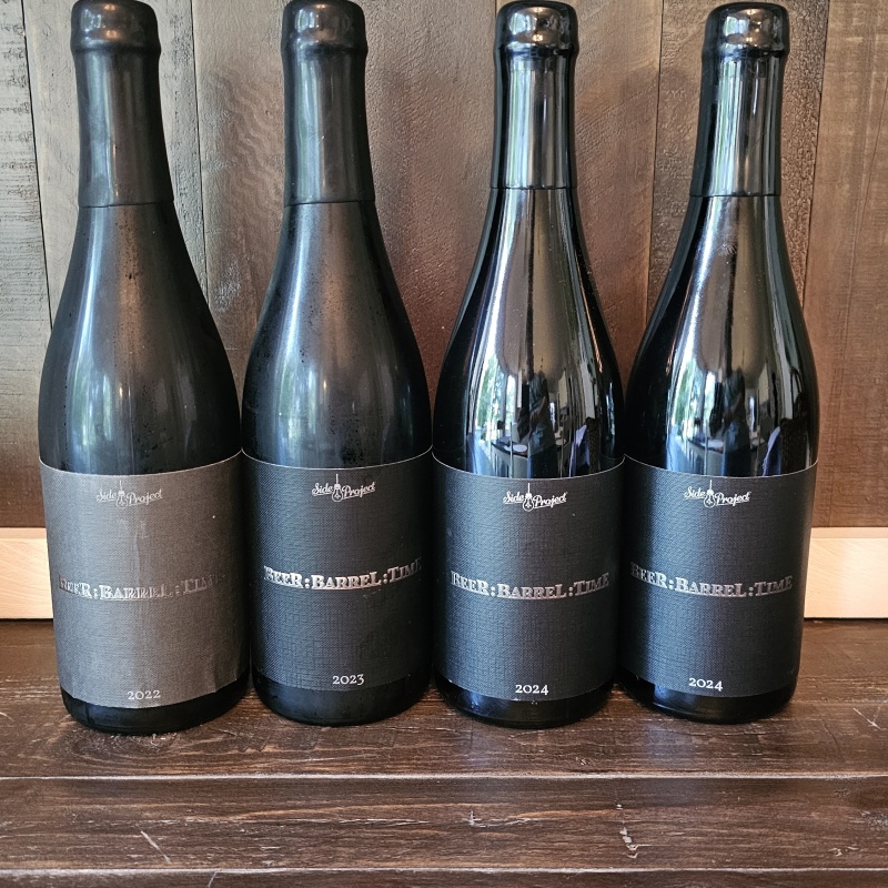 Side Project Beer Barrel Time 4 bottles BBT 2022 2023 2024