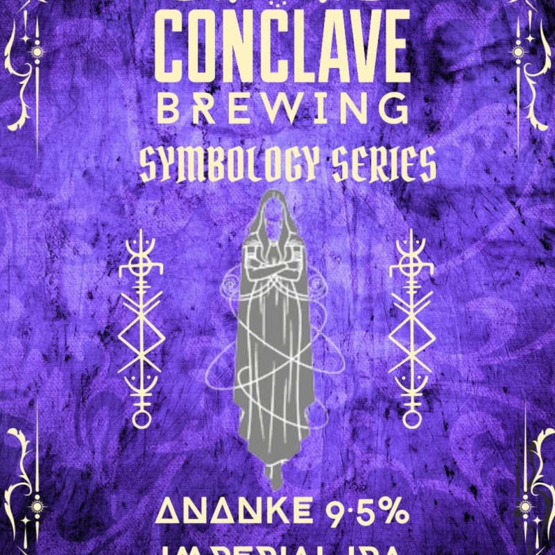 CONCLAVE SYMBOLOGY: ANANKE IMPERIAL IPA 9.5%