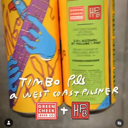 Green Cheek / Highland Park - Timbo Pils (2 cans)