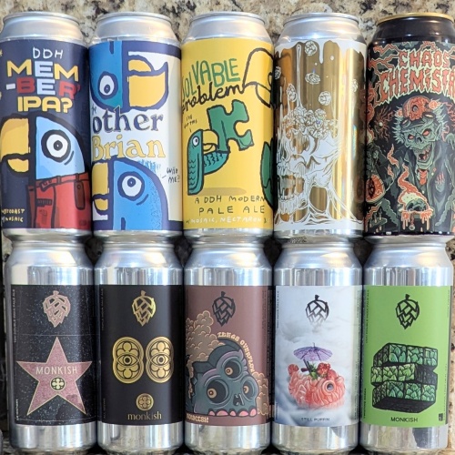 Mixed 10 Pack (Monkish / Green Cheek / North Park)