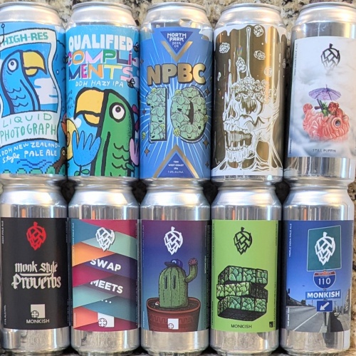 Mixed 10 Pack (Monkish / Green Cheek / North Park)
