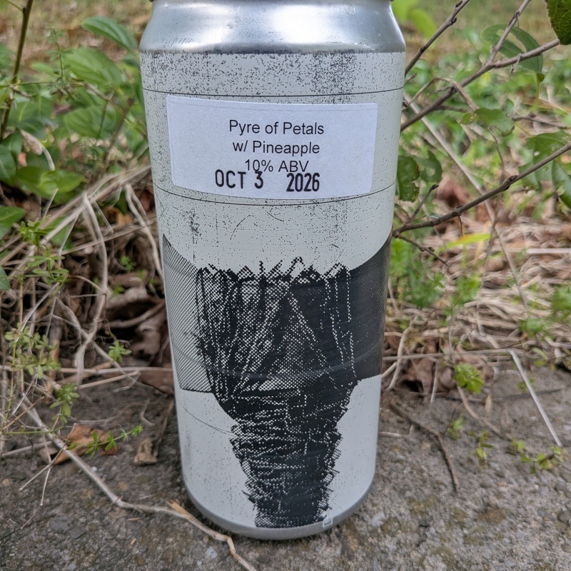 FIDENS / BRUJOS - 7TH ANNIVERSARY - PYRE OF PETALS WITH PINEAPPLE IMPERIAL IPA 10%