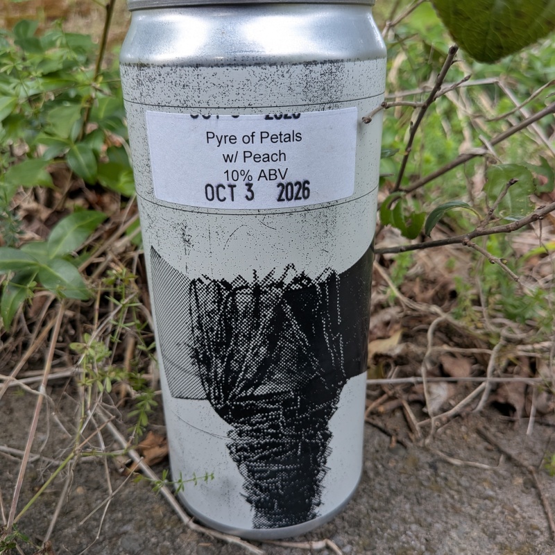 FIDENS / BRUJOS - 7TH ANNIVERSARY - PYRE OF PETALS WITH PEACH IMPERIAL IPA 10%