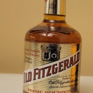 Old Fitzgerald  old label squat bottle