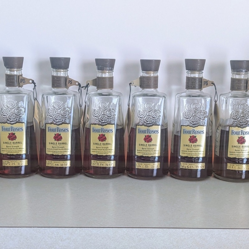 All TEN Four Roses Barrel Strengths + two LE's