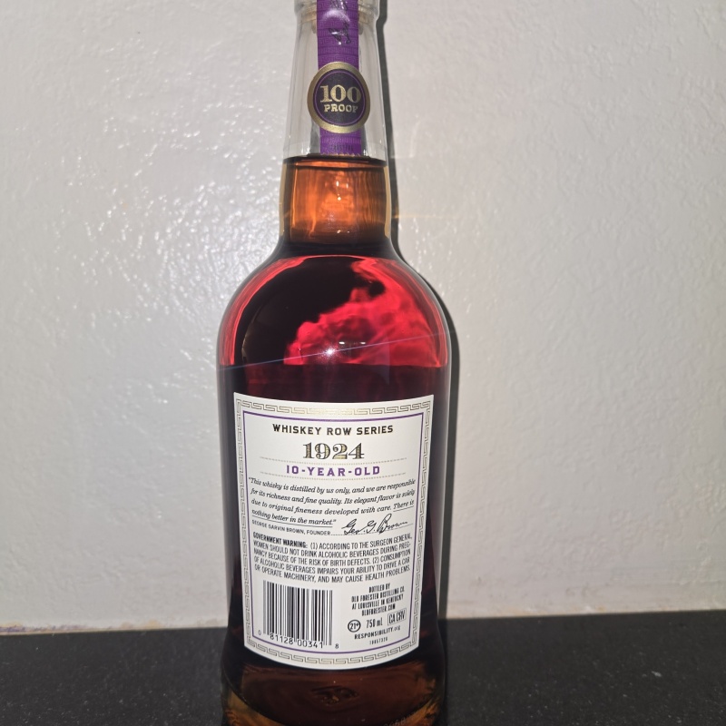 Old forrester 1924 10yr old 100 proof