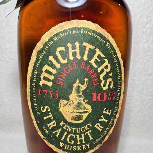 Michters 10 yr straight rye