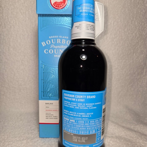 Goose island bourbon county 2025 proprietory baklava