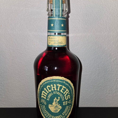 Michters toasted barrel straight rye
