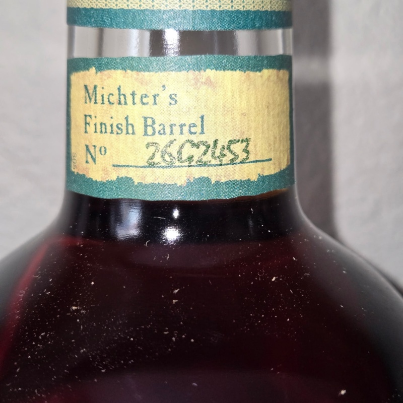 Michters toasted barrel straight rye