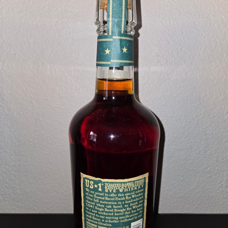 Michters toasted barrel straight rye