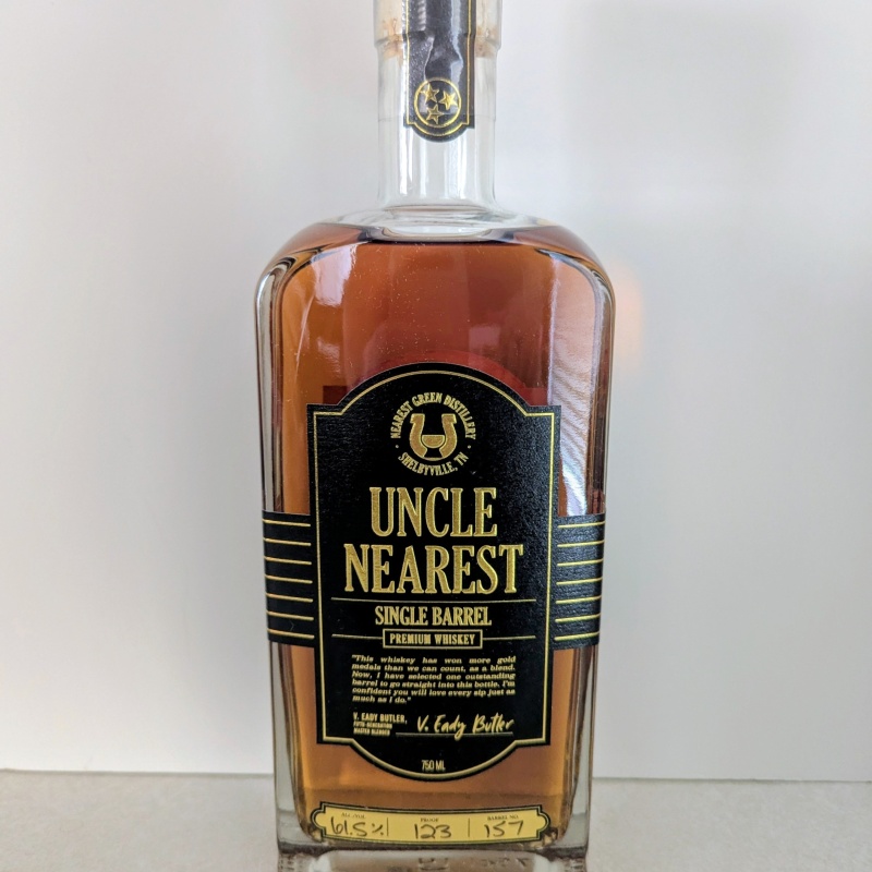 Uncle Nearest Single Barrel (123 proof)