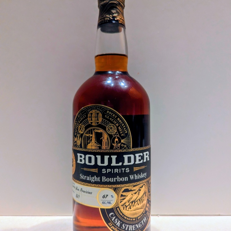 Boulder Spirits Cask Strength Bourbon (pick)