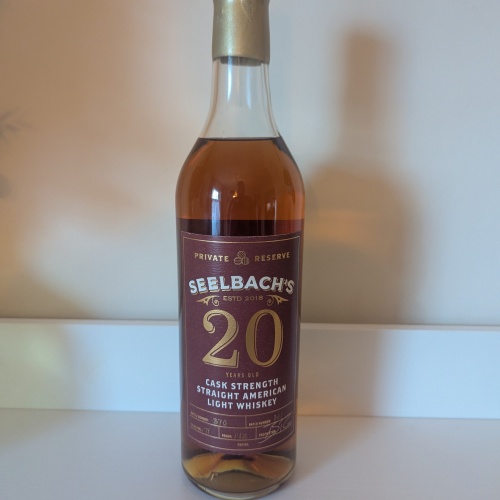 Seelbachs 20 year light whiskey