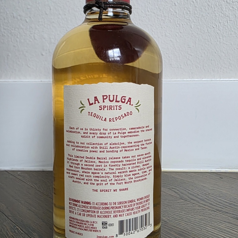 La Pulga x Still Austin Double Barrel Reposado