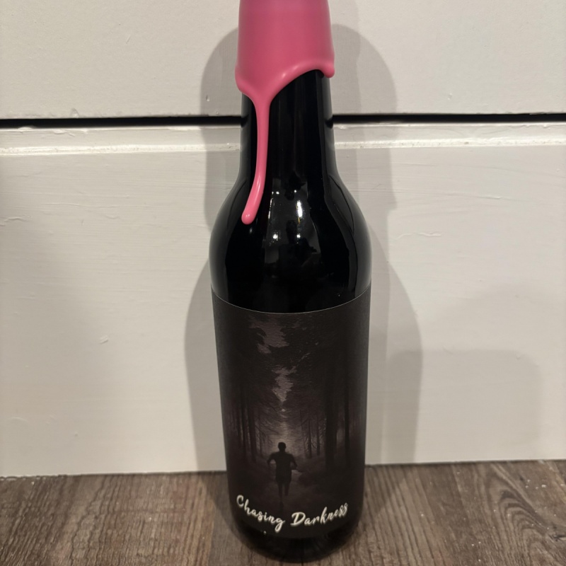 Barrel-aged Chasing Darkness Blend 5: Woodford Double Oaked (Pink Wax)