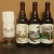 Cerebral Brewing - 3 bottles and Glass - Vanilla Here Be Monsters, Here Be Monsters, Peace be the Journey