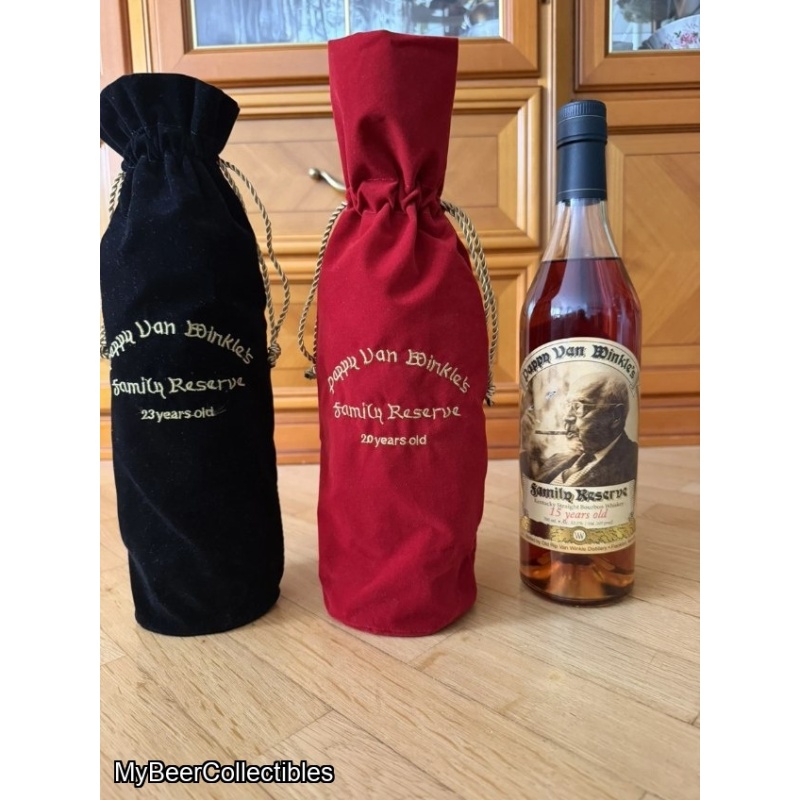 Pappy  Van  Winkle  3 pack 23, 20, & 15