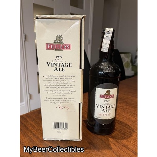 Fuller's Vintage Ale 1997: 1st year of production