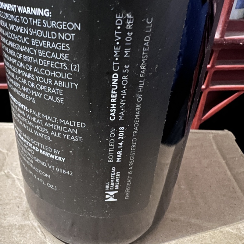 ** HOLIDAY SPECIAL** Hill Farmstead Flora B8 / Flora Pear