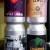 Mixed Monkish 4 Pack - One can of each: (1) Strawberry Space Cookie, (1) 2-1 & Lewis, (1) Diggin' & Diggin', (1) Stampede the Globe
