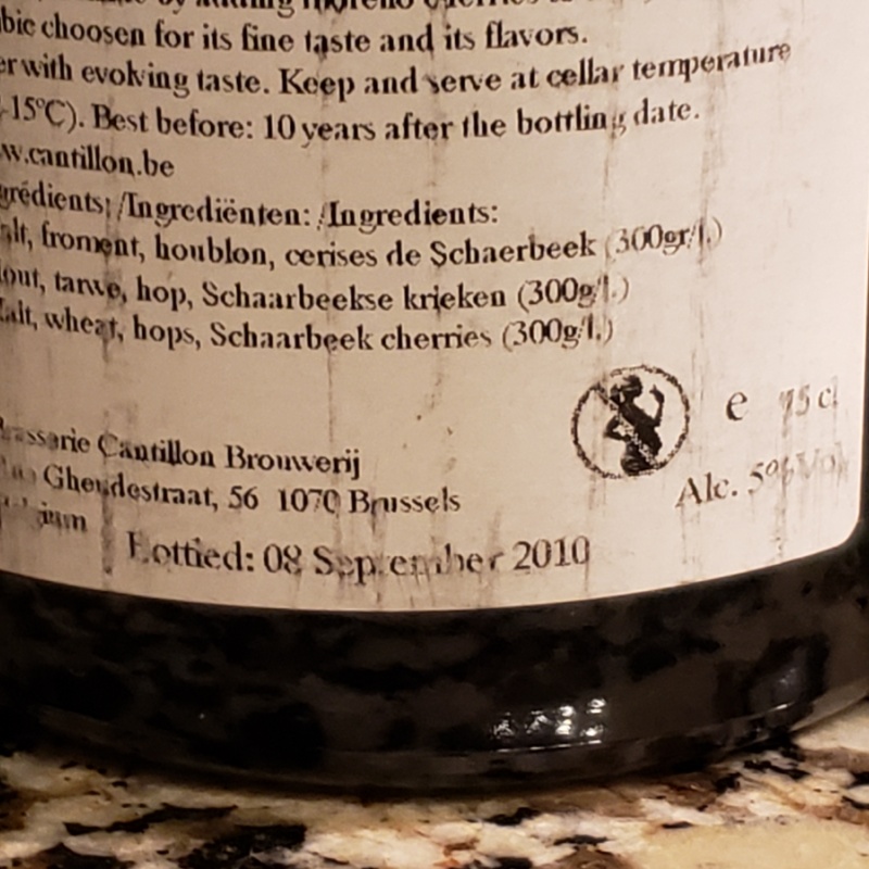 Cantillon Lou Pepe Kriek (2008) - 750ml