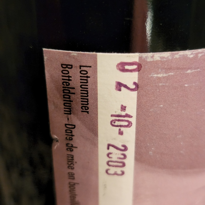 3 Fonteinen Malvasia Rosso (2003) - 750ml