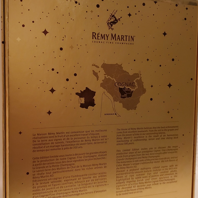 Remy Martin XO gold leaf limited edition