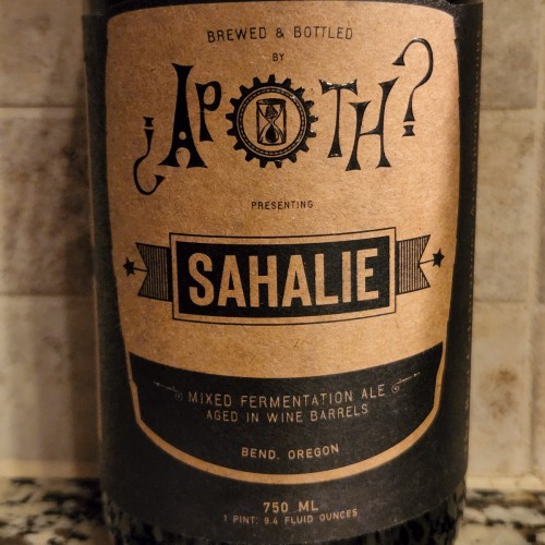 The Ale Apothecary Sahalie (2013) - 750ml