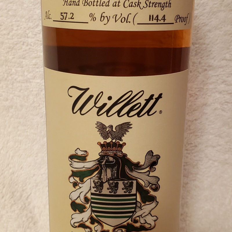 Willett straight rye whiskey small batch 114.4