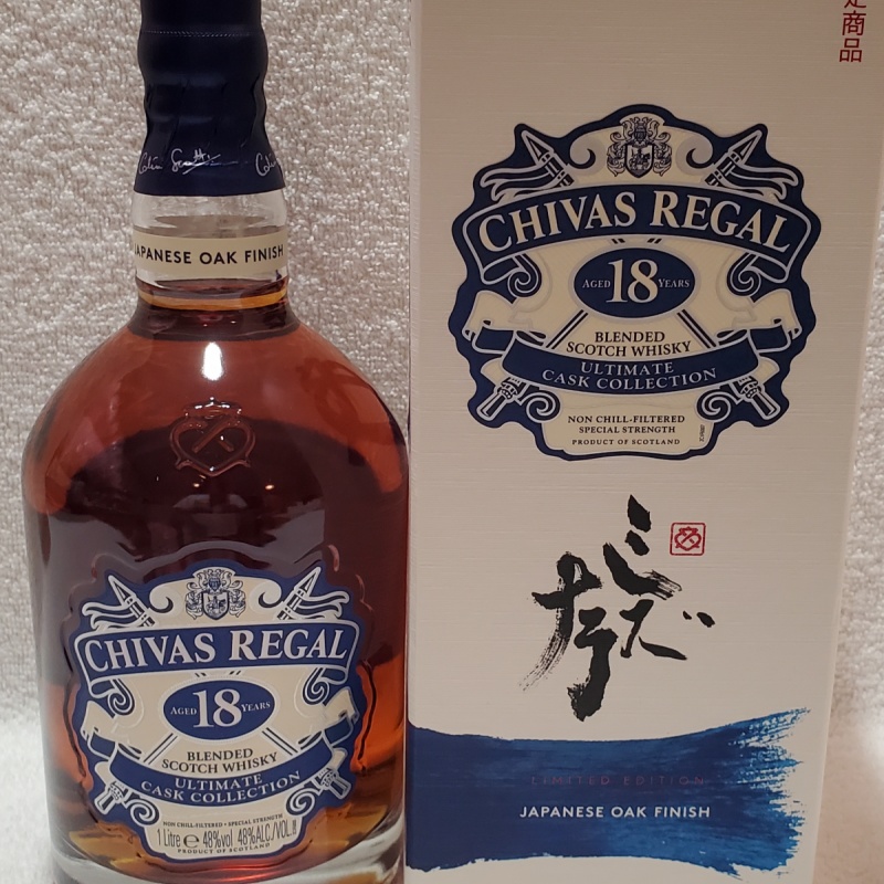 Chivas regal 18 japanese oak finish blended scotch whisky