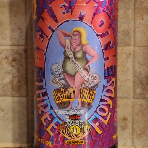 Three Floyds Behemoth Barleywine Ale (2005 - Pink Wax) - 22oz