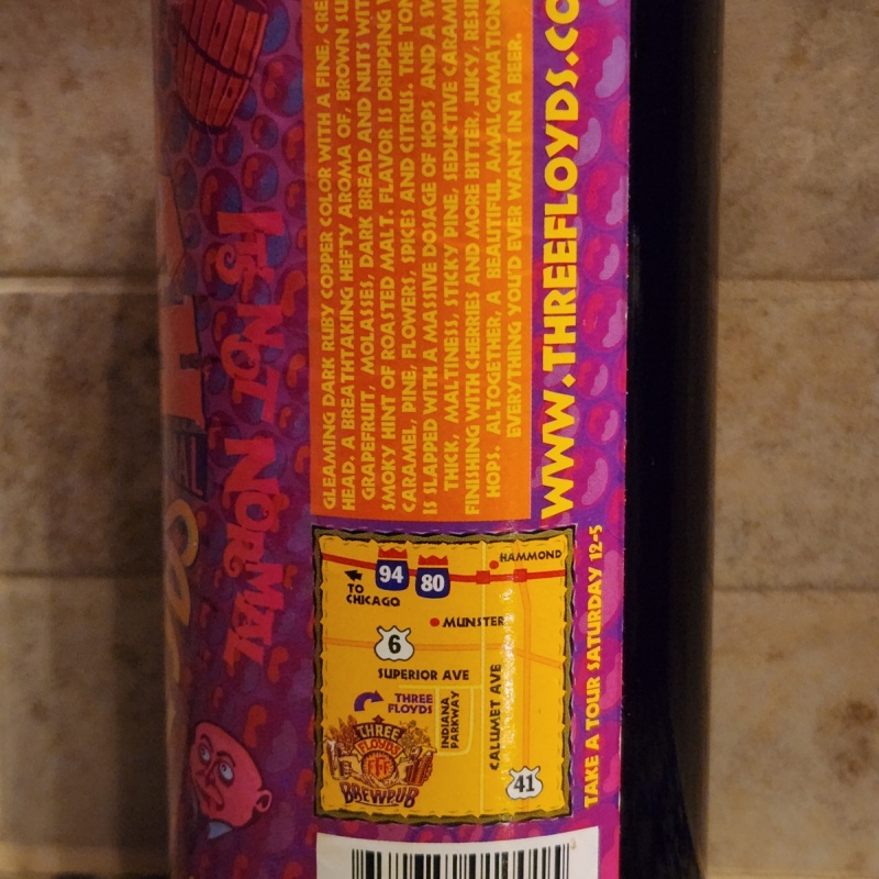 Three Floyds Behemoth Barleywine Ale (2005 - Pink Wax) - 22oz