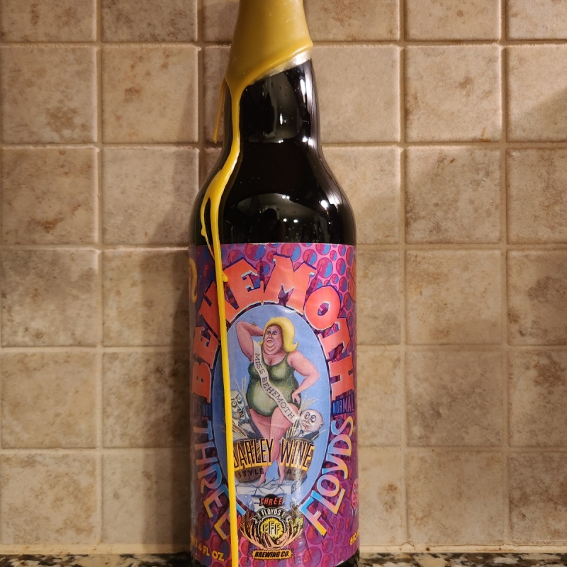 Three Floyds Behemoth Barleywine Ale (2007 - Yellow Wax) - 22oz