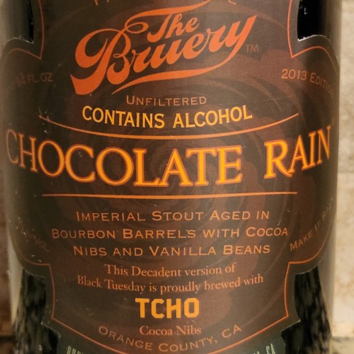 The Bruery Chocolate Rain Bourbon Barrel Imperial Stout (2013) - 750ml