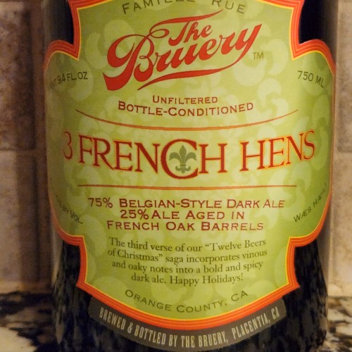 The Bruery 3 French Hens (2010) - 750ml