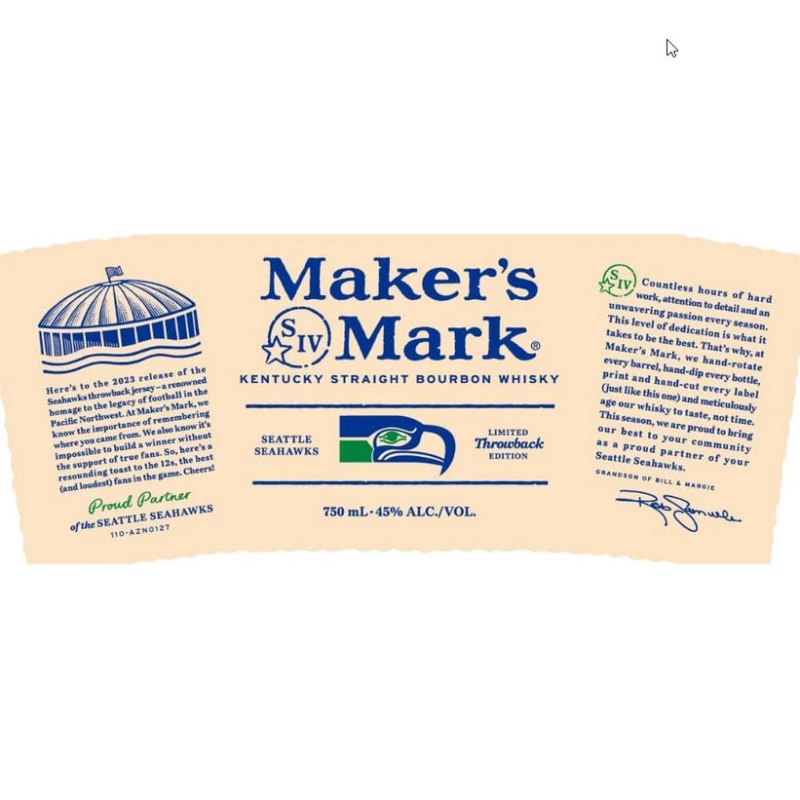 Maker’s Mark Seattle Seahawks 20th Anniversary at Lumen Field + Throwback Limited Edition