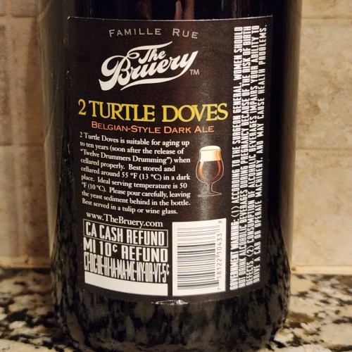 The Bruery 2 Turtle Doves (2009) - 750ml