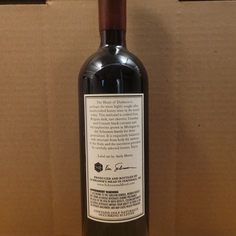 Schramm's Mead -- The Heart of Darkness B7 -- 750 ml