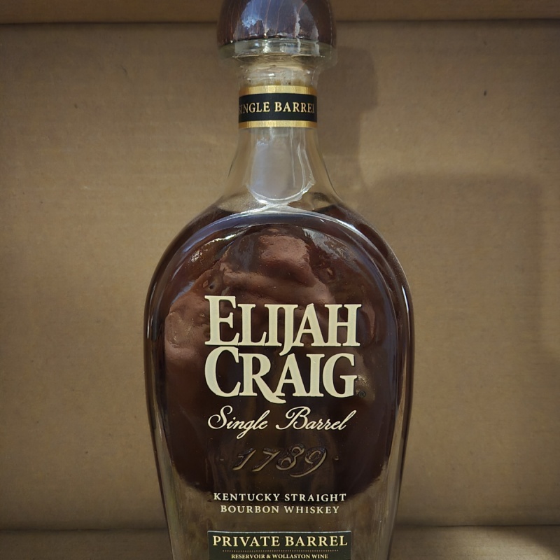 Elijah Craig -- Private Barrel 8 Year Barrel Proof