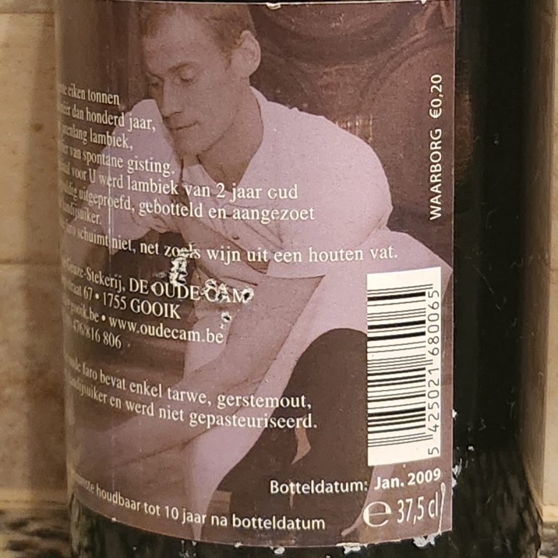 De Cam Geuzestekerij Oude Faro (2009) - 750ml