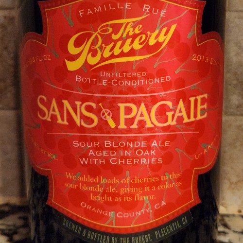 The Bruery Sans Pagaie (2013) - 750ml