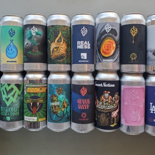 Monkish / North Park Beer Co / Great Notion 19 cans - Adios Ghost, Conjurors and Conquerors, Increase the Fog Significantly