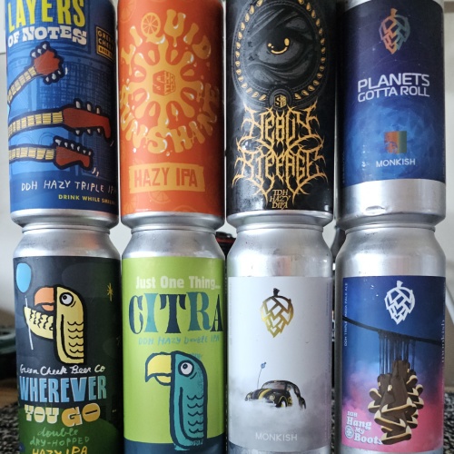 Monkish, Green Cheek, Shred, Brujos