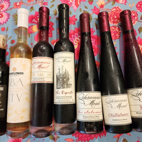 Schramm's, boneflower & Honey Hawk mead lot