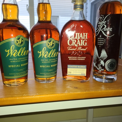 Weller eagle rare and toasted barrel